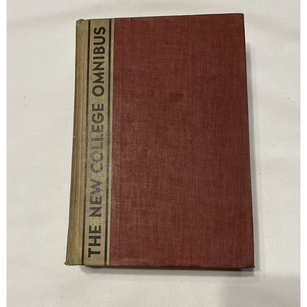 1938 The New College Omnibus Fullington‎ Reed & McCorkle Antique Education Book